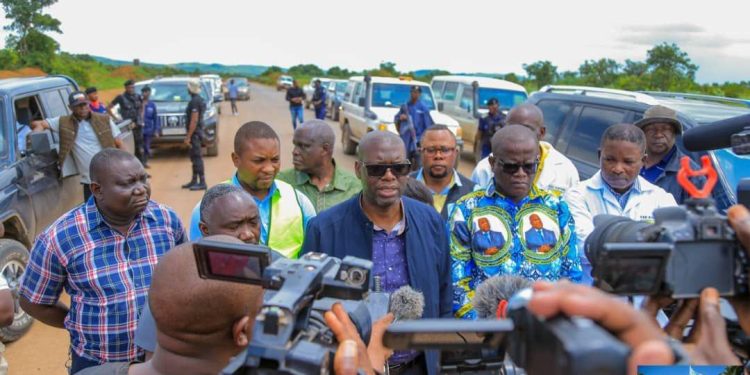 Likasi : bientôt l’asphaltage de la route de contournement des poids lourds malgré la saison des pluies