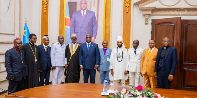 Election présidentielle : Les chefs des confessions religieuses félicitent Felix Tshisekedi pour sa réélection