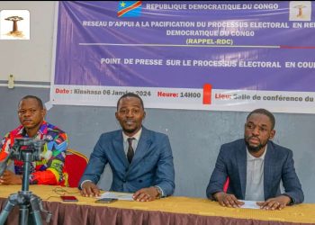 Elections 2023 : La société civile RAPPEL-RDC salue la prise en compte par la CENI des observations apportées durant le processus électoral