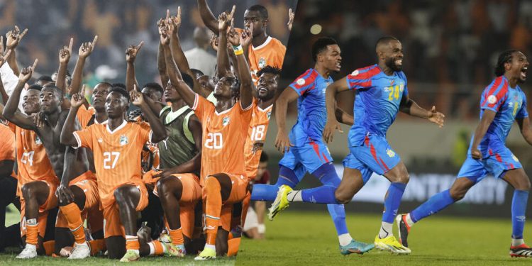 Demi-finale de la CAN 2024: La RDC et la Côte d’Ivoire s’affrontent pour la 10 ème fois de l’histoire ( voici les statistiques)