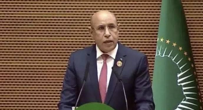 Addis-Abeba : le président mauritanien Mohamed Ould Ghazouani est le nouveau président de l’Union africaine