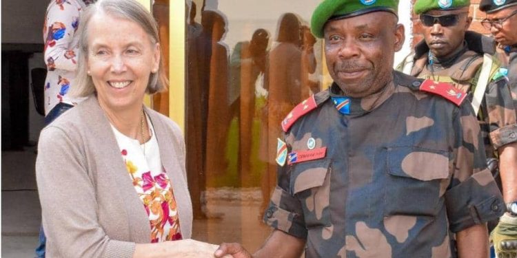 Nord-Kivu: La situation sécuritaire à l’Est du pays au centre des échanges entre le Gouverneur militaire Peter Cirimwami et la diplomate américaine Lucy Tamlyn