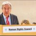 55eme session du Conseil des droits de l’homme de l’ONU : António Guterres appelle à la protection des écoles, hôpitaux ainsi que les civils pendant la période de conflit