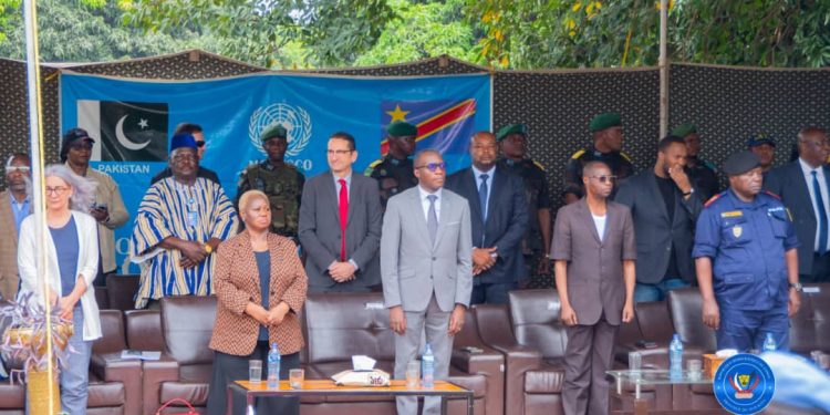 Sud-Kivu : Bintou Keita a donné le coup d’envoi du retrait progressif de la force de la MUNUSCO à Kamanyola