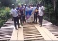 Maniema : Deux ponts importants   reliant les groupements Zili et Keigo dans le territoire de Pangi construits sur initiative privée de la fondation Omambo FERUZI Ursula