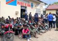 Insécurité à Goma : 78 présumés criminels de haut chemin dont 4 sujets rwandais arrêtés après un bouclage musclé