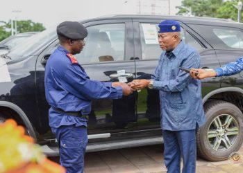 RDC : un lot de 38 jeeps « Fortuner » remis aux officiers de la police