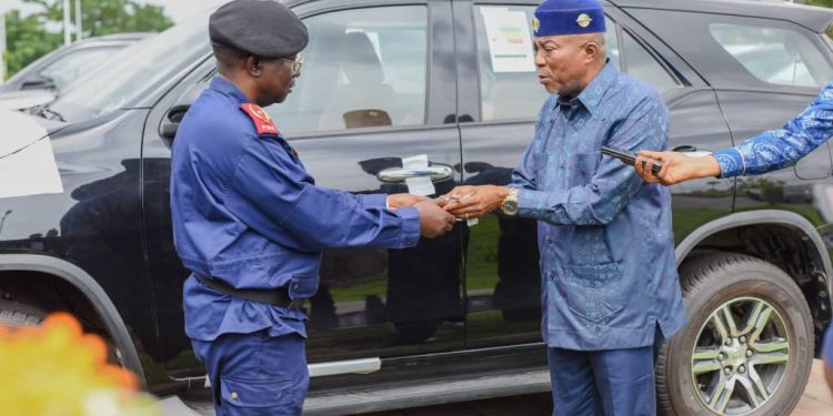 RDC : un lot de 38 jeeps « Fortuner » remis aux officiers de la police