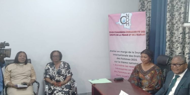 8 mars 2024 : « La restauration de la paix durable partout en RDC doit s’imposer afin que la femme congolaise puisse s’épanouir » (CNDH)
