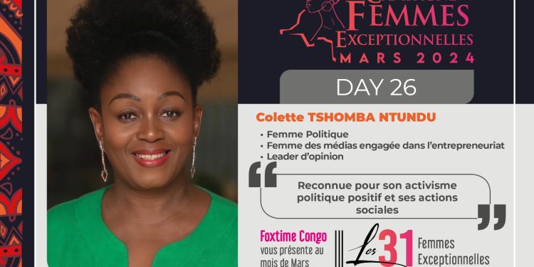 Honorable Colette Tshomba : Professionnelle des medias et femme exceptionnelle engagée dans la politique