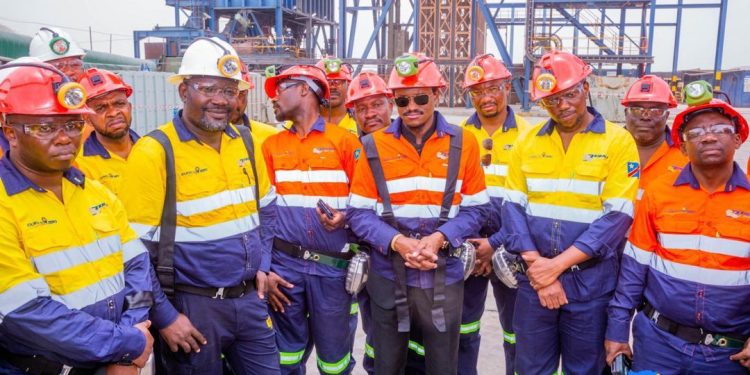 Création de la Chaîne de valeurs : le DG de l’ARSP Miguel Kashal a effectué sa première visite officielle sur le site de Kibali Gold Mine en Haut-Uele