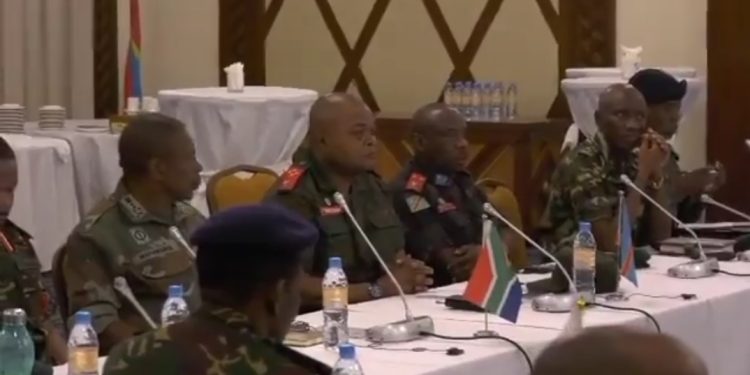 Guerre à l’Est : Les chefs d’Etat major des pays contributeurs de la SADC se sont engagés à œuvrer pour le retour de la paix au Nord-Kivu,