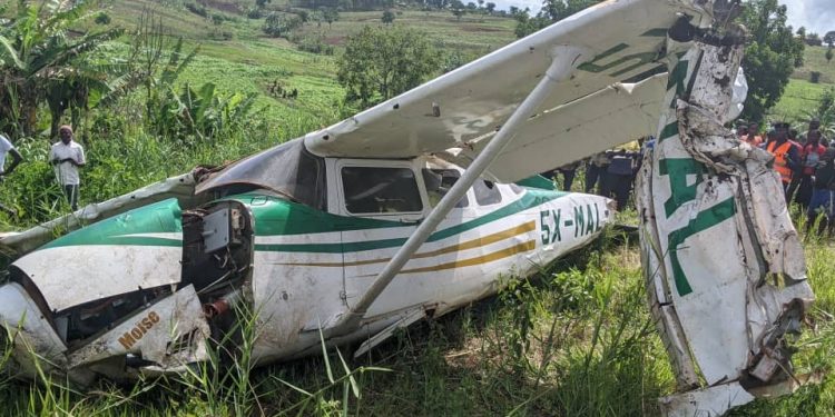 Ituri : Quatre blessés graves dans un crash d’un petit porteur de la compagnie aérienne Tracep à Mahagi