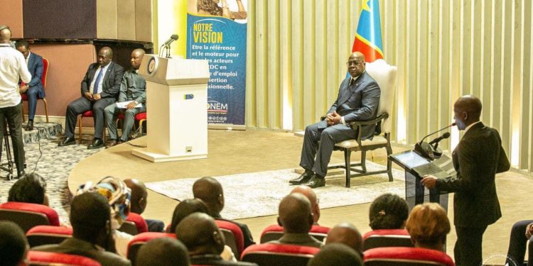 Matinée de l’emploi: Le DG de l’ONEM Fanon Beya salue la clairvoyance du Président Tshisekedi qui a mis à l’honneur l’emploi, comme premier des 6 objectifs de son plan quinquennal