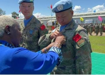 Insécurité à l’Est : Après plus de 20 ans de service en RDC, les Casques bleus du contingent chinois quittent le pays (Communiqué)