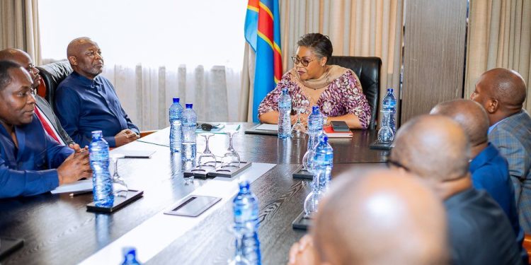 Formation du gouvernement : Judith Suminwa Tuluka a échangé avec le présidium de l’Union Sacrée