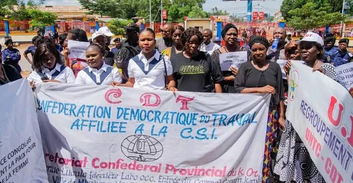 Kasaï-Oriental : Les femmes travailleuses dénoncent les tueries à l’Est de la RDC