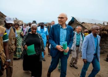 Volker Türk après la visite des déplacés de Goma : « Ça me brise le cœur de voir un peuple chassé mainte fois de chez lui »