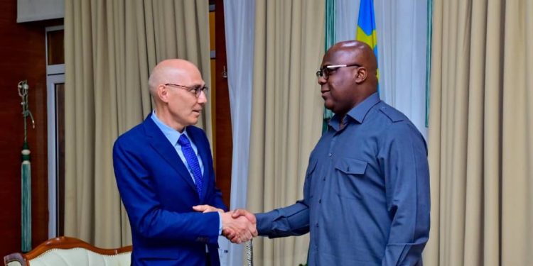 Volker Türk après son entretien avec Félix Tshisekedi: «Il est clair que la communauté internationale doit se mobiliser pour le retour de la paix dans l’Est de la RDC»