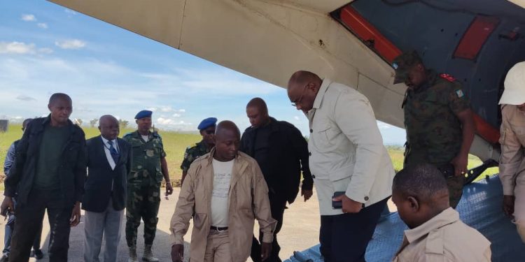 Guerre à l’Est : Le Vice-premier ministre de la défense Jean-Pierre Bemba en mission d’évaluation des opérations militaires en Ituri