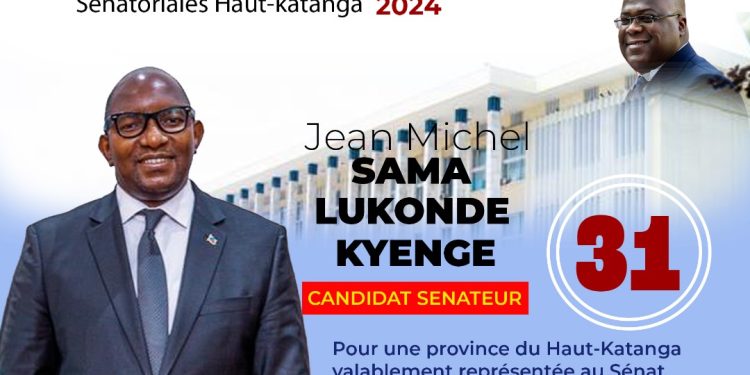 Sénatoriales au Haut-Katanga : Le Premier ministre Jean-Michel Sama Lukonde candidat sénateur numéro 31 reste le meilleur choix (Communication)