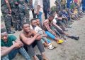 Insécurité à Goma: Sept militaires et un policier parmi les 17 présumés criminels présentés à la Presse