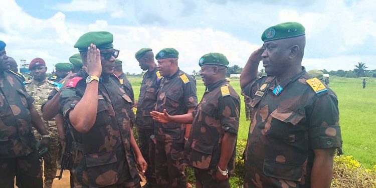 Nord-Kivu: Le nouveau Commandant du secteur opérationnel Sukola 1 Grand Nord, le général-major Bruno Mandevu est arrivé ce mardi 30 avril à Beni