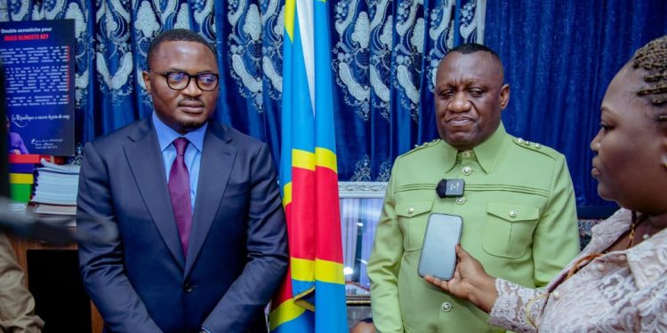 Tanganyika : Le nouveau Gouverneur Christian Kitungwa sollicite l’accompagnement de l’IGF, pour la bonne gestion de la province