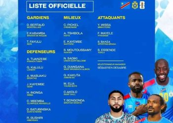 Éliminatoires mondial 2026 : Voici les 25 léopards sélectionnés pour les confrontations contre le Sénégal à Dakar et le Togo à Kinshasa (Document)
