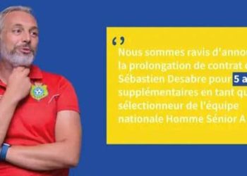 Sport-foot : La FECOFA annonce la prolongation du contrat du Manager sélectionneur des léopards Sébastien DESABRE, jusqu’en mai 2029 (Communiqué)