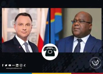 Coopération : Au téléphone, le Président de la Pologne témoigne à Tshisekedi son attachement au respect de l’intégrité territoriale de la RDC