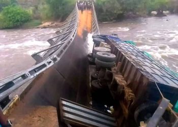Kasaï-Oriental : effondrement du pont Lubi après le passage d’un gros camion à Kabeya Kamwanga