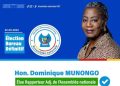 Assemblée nationale: Avec 203 voix sur 404 votants , la princesse Dominique Munongo Inamizi élue rapporteur adjoint