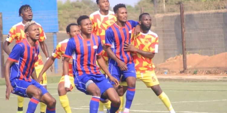 Ligue 1 – Play-down : Tshinkunku et Sangabalende chutent devant Simba et Bazano au Stade Kibasa Maliba