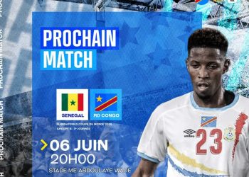 Eliminatoires Mondial 2026 : Les léopards de la RDC affrontent ce jeudi 06 juin 2024 les lions de la Téranga du Sénégal à Dakar