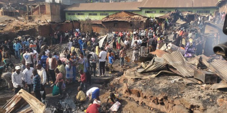 Incendie à Bukavu : le bilan fait état de 4 morts et plusieurs dégâts matériels