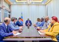 Diplomatie : La crise humanitaire dans l’Est de la RDC, au cœur des échanges entre Félix Tshisekedi et une délégation de l’Union européenne