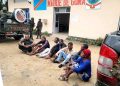 Nord-Kivu: quatre catégories de 7 bandits présumés arrêtés par les services de sécurité à Goma