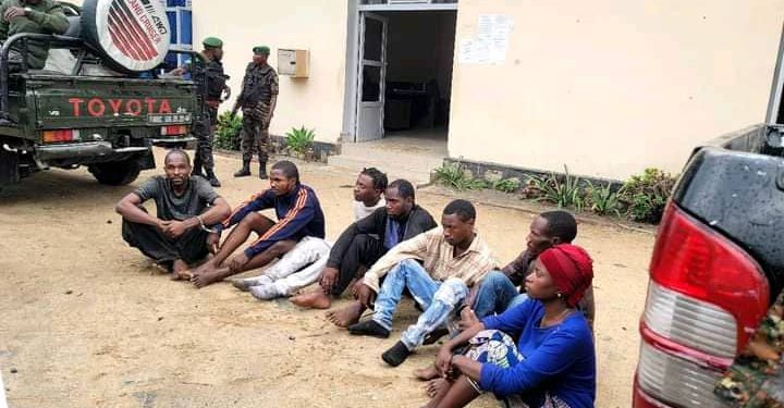Nord-Kivu: quatre catégories de 7 bandits présumés arrêtés par les services de sécurité à Goma