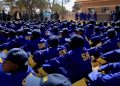 Service national: 200 jeunes congolais venus de Lubumbashi et de Kasumbalesa dont 60% de volontaires, rejoignent le centre de Kaniama Kasese