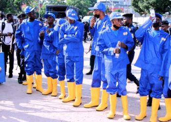 Service National à l’Équateur : Près de 160 jeunes désœuvrés ont été transférés au centre de formation de KANIAMA KASESE