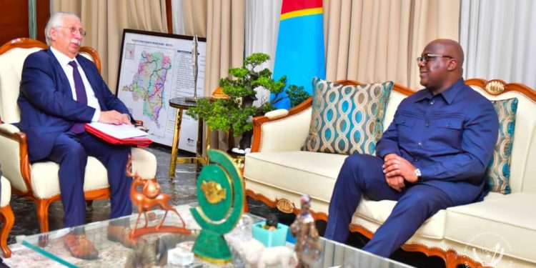 Diplomatie: La crise sécuritaire persistante dans l’Est de la RDC, au cœur de l’entretien entre Felix Tshisekedi et André Flahaut