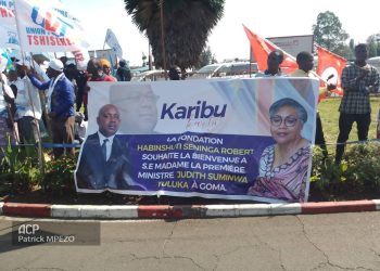 Nord-Kivu : La première ministre Judith Suminwa est arrivée ce mercredi 26 juin 2024 dans la ville de Goma
