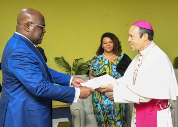 Le nouveau Nonce Apostolique : « J’implore du bon Dieu l’abondance de ses bénédictions pour toute la RDC, pour ses autorités et pour tout le peuple de ce beau et grand pays »
