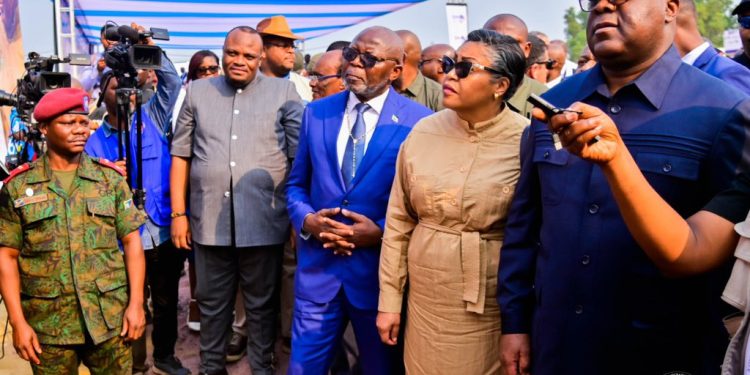 Kinshasa: Felix Tshisekedi a lancé les travaux de construction de la route de contournement qui partira de Mbudi à l’aéroport de Ndjili