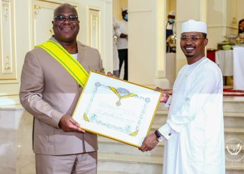 Coopération : Felix Tshisekedi élevé à la dignité de Grand Croix dans l’ordre du Tchad