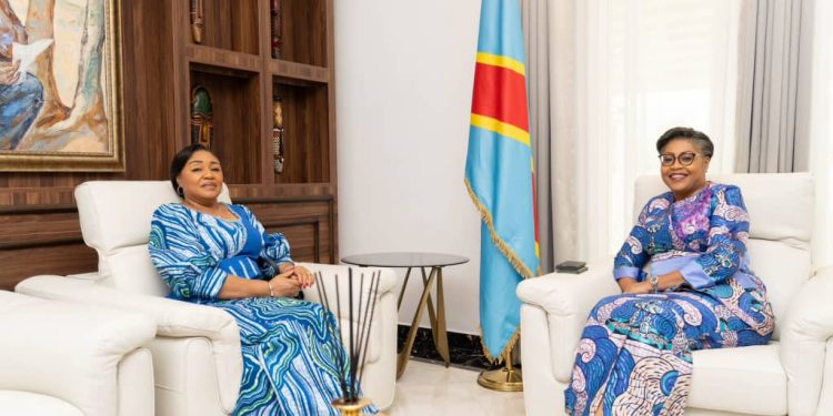 Éducation : Auprès de Judith Suminwa, la première Dame Denise Nyakeru sollicite l’accompagnement du gouvernement au programme EXCELLENTIA