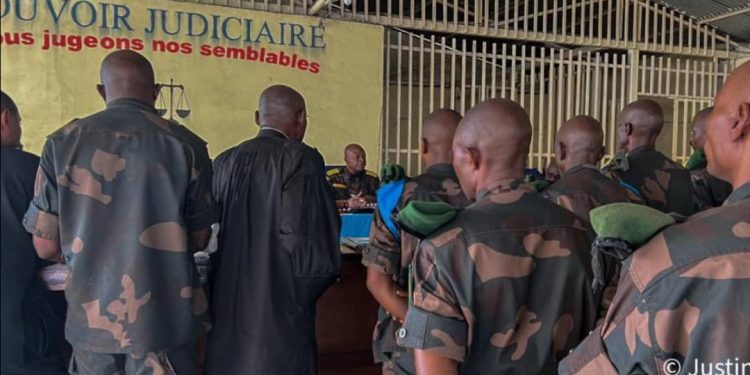 Nord-Kivu: 25 soldats des Forces Armées de la République Démocratique du Congo ont été condamnés à mort pour fuite devant l’ennemi