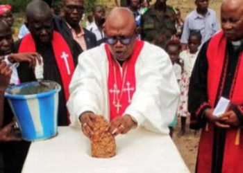 Équateur: Pose de la première pierre de la construction de l’aumônerie protestante des FARDC