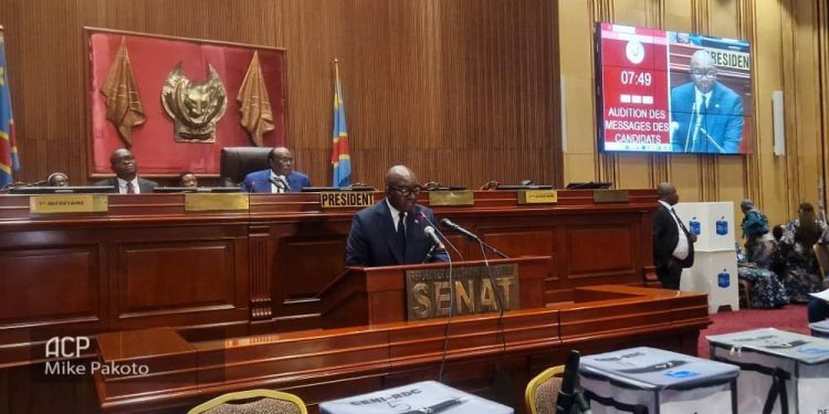 Audition des messages de campagne: « Mon action consiste à mettre en place un sénat efficace et moderne » (Sama Lukonde)